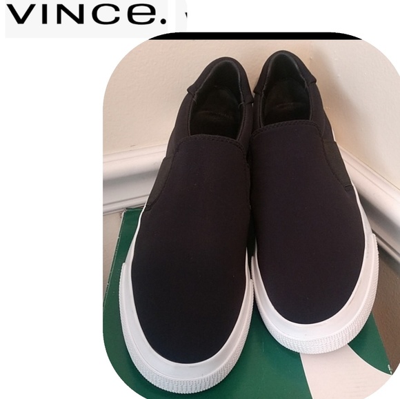 Vince Shoes - 🎈Vince Slip On Satin Sneaker, EUC, Sz 7.5